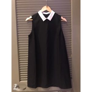 NWT Black/White Chelsea Collar Dress